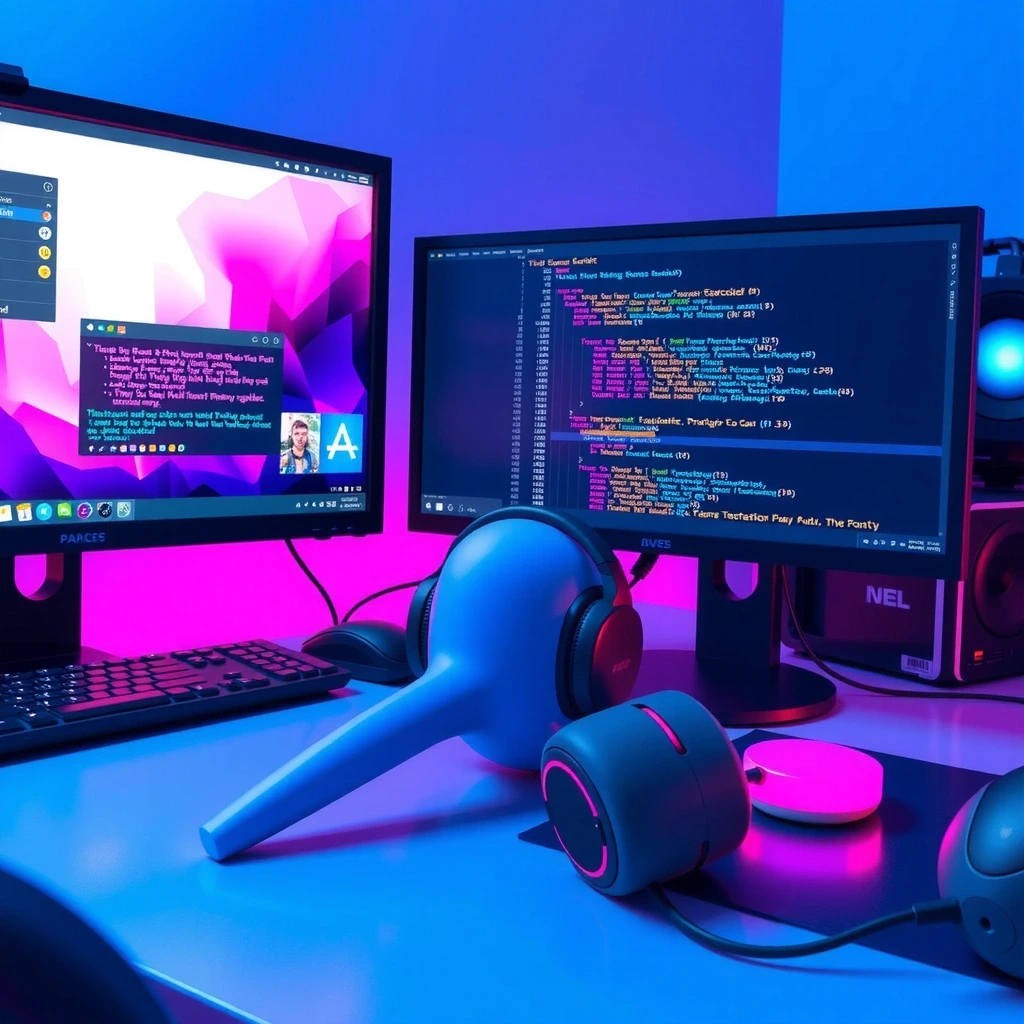 スタジオの作業風景